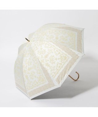 UNBILLION cache nez / レーススカーフプリントバルーンショートパラソル イエロー