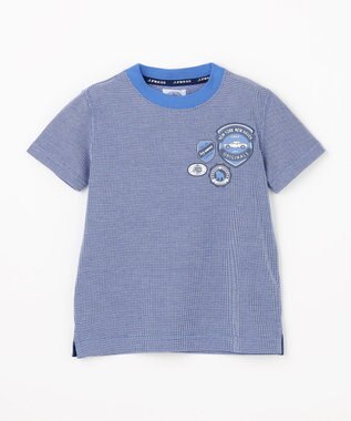 J.PRESS KIDS 【100-130cm】エンブレムTシャツ ブルー