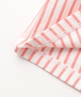 組曲 KIDS 【80-100㎝】マリンボーダー チュニック コーラル