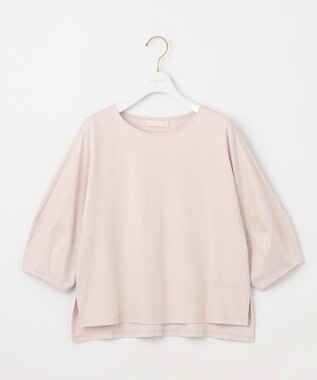 ANY SIS S 【撥水・汗ジミ防止・UVケア・洗える】スーピマスムース クロップド Tシャツ アイボリーベージュ