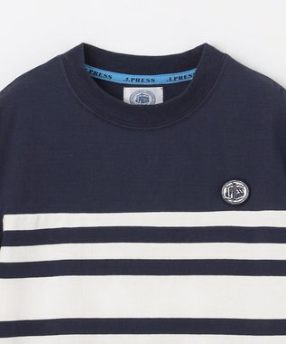 J.PRESS KIDS  【100-130cm】 ボーダービックシルエットＴシャツ ネイビー