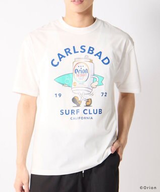 OP／FILA 【Ocean Pacific×ORION】UPF50+ペアテックスTシャツ ホワイト