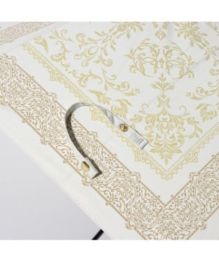 UNBILLION cache nez / レーススカーフプリントバルーンショートパラソル イエロー