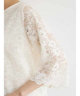 Green Parks ｅｆ－ｄｅ　レースブラウス White