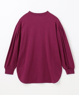 ANY プレミアム モックネック長袖Tシャツ ワイン系