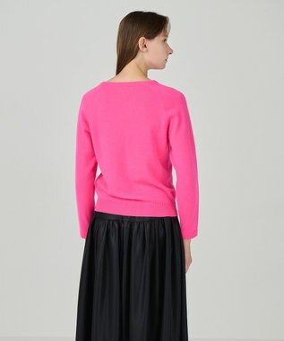 GRACE CONTINENTAL ボウタイカシミヤトップ ピンク