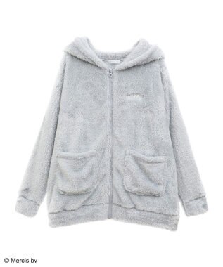 Green Parks Ｍｉｆｆｙ／ふわふわワンマイルＺＩＰパーカー Charcoal Gray