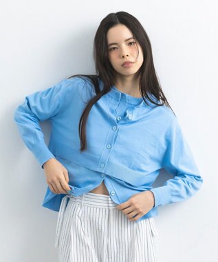 CRAFT STANDARD BOUTIQUE 選べる丈/クルーネックカーディガン