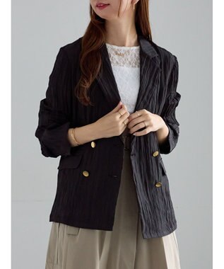 Te chichi リンクルライトテーラードジャケット