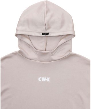CW-X 【UNISEX】 CW-X 【STYLE FREE】 フードつき スポーツ プルオーバー 長袖 スウェット パーカー トップス ユニセックス DLR189 /ワコール ベージュ