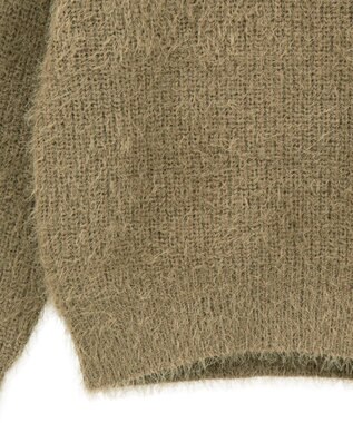 AMERICAN HOLIC 【WEB限定】フェザーゆるニットプルオーバー Mocha