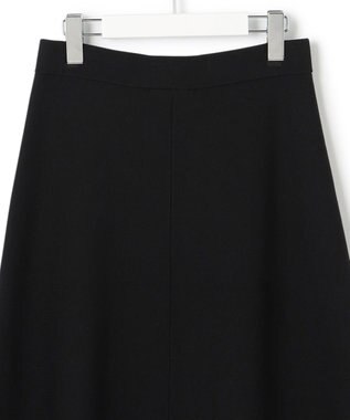 23区 S ヴィスコースストレッチ フレア スカート ブラック