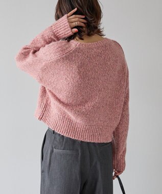 AMERICAN HOLIC ラメmixネップニットプルオーバー Pink