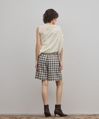 GRACE CONTINENTAL ツイードショートパンツ ブラック