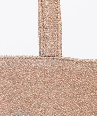 ANY SIS ラメサブトート バッグ ベージュ