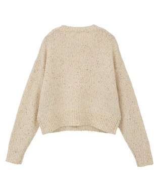 AMERICAN HOLIC ラメmixネップニットプルオーバー Ivory