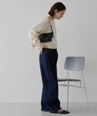 AMERICAN HOLIC ラメmixネップニットプルオーバー Ivory