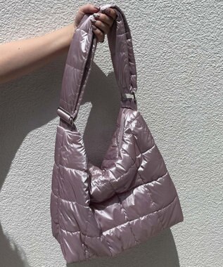 WEGO BIGパテッドワンショルダー ライトピンク