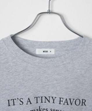 WEGO 【WEB限定】クルーネックプリントロンT 柄8