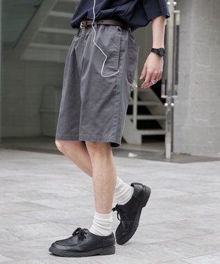 WEGO 【ユニセックス着用ITEM/ウエストゴム】リラックスイージーショーツ グレーその他