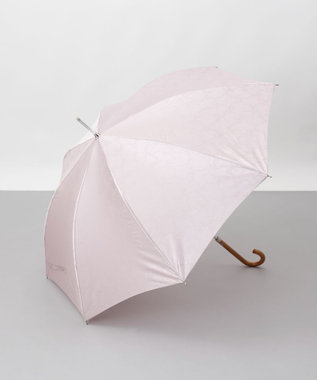 AURORA 【 NINA RICCI（ニナ リッチ）】リボン柄無地ジャガード雨傘（長傘）