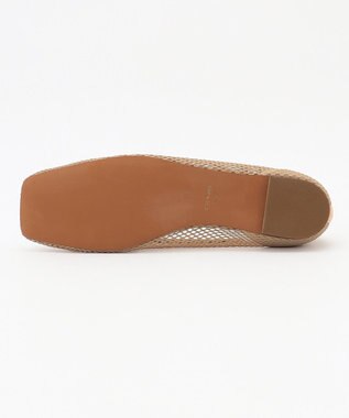 united bamboo 【辺見えみりさんコラボ】スクエアメッシュパンプス ベージュ系