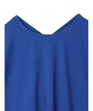 Green Parks 接触冷感バックカシュクールチュニック Blue