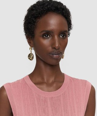 JOSEPH クリンクルリブ　ベスト Blush