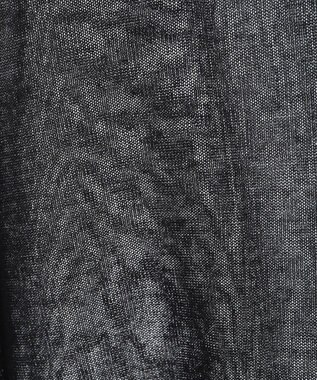 AMERICAN HOLIC ウォッシャブルシアーニット半袖ポロシャツ Black