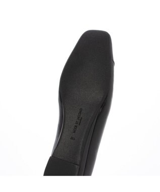 MODE ET JACOMO <MODE ET JACOMO>ソフトレザーフラットパンプス ブラック