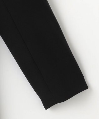 自由区 FORMAL 【ストレッチ/前開きワンピース】平二重 ジャケット+ワンピース ブラック系