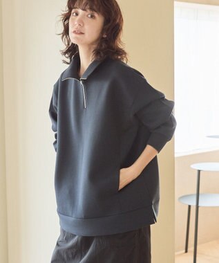 AMERICAN HOLIC ハーフＺＩＰポンチプルオーバー Navy