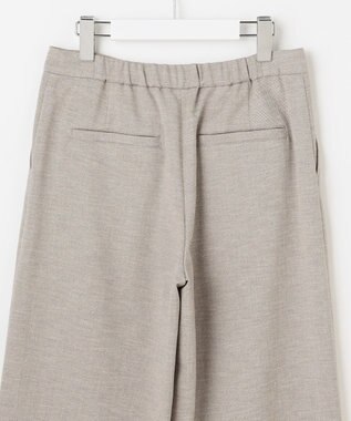 J.PRESS LADIES Shineシャンブレーツイル クロップド パンツ グレー系