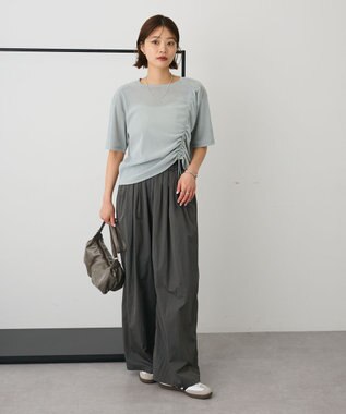 CRAFT STANDARD BOUTIQUE コクーンカラーパンツ Charcoal Gray
