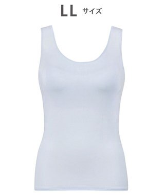 Wing 【ナイトブラトップ】　寝るとき用　カップ付きノースリーブ　バストの脇流れを防ぐ　ウイング／ワコール　ET1101 ブルー