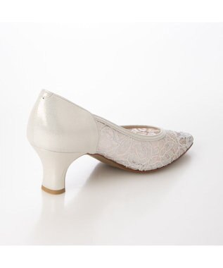 Riz raffinee <Riz raffinee>Ｖカットレースパンプス シルバー