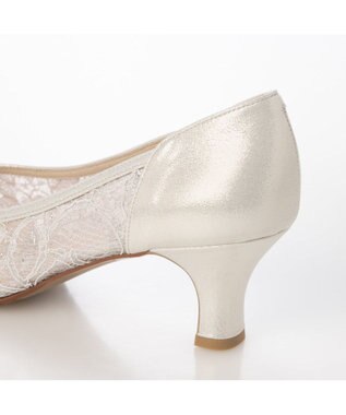 Riz raffinee <Riz raffinee>Ｖカットレースパンプス シルバー