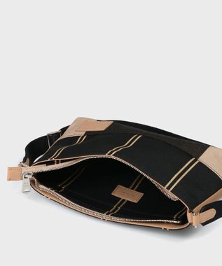 Paul Smith ウーブンストライプ ミニショルダーバッグ ブラック