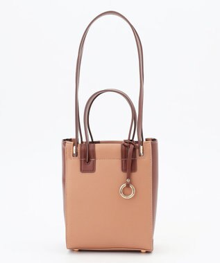 組曲 2WAYハンドルスクエアショルダー バッグ Mini ブラウン系1