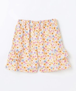 組曲 KIDS 【150-160㎝】サマーフラワー ショートパンツ ヒマワリ