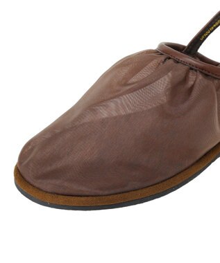 AMERICAN HOLIC チュールフラットシューズ Brown