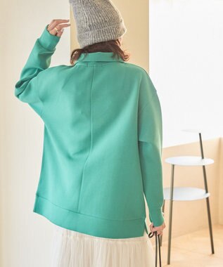 AMERICAN HOLIC ハーフＺＩＰポンチプルオーバー Green