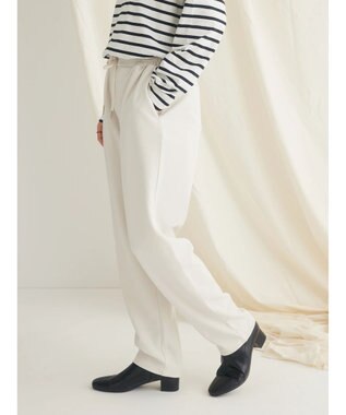 CRAFT STANDARD BOUTIQUE ストレッチカラーイージーパンツ Ivory