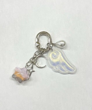 WEGO ミックスカラースターエンジェルキーホルダー 柄3