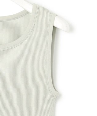 ICB 【洗える】オーガニックリブタンク モスグリーン系