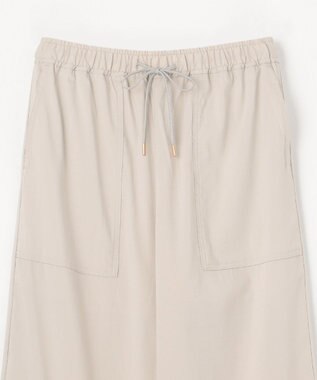 ANY 【ウエストゴム/UVケア/接触冷感】清涼リラックスワイドパンツ サンドベージュ
