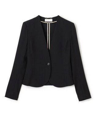 BEIGE， LUIZA / ノーカラージャケット Black