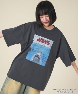 WEGO 【新柄追加/JAWS/ユニセックス着用ITEM/SMLサイズ展開】JAWSグラフィックT（S） 柄2