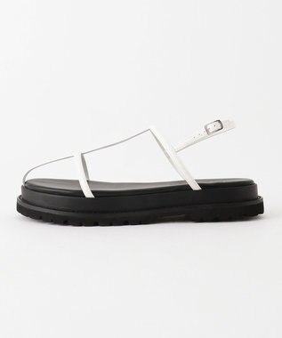 23区 【STORY7月号掲載】HEWN Tストラップ サンダル ホワイト系