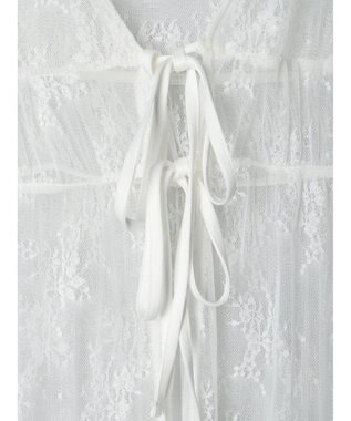 Green Parks ２ｗａｙ　レイヤードレースワンピース White